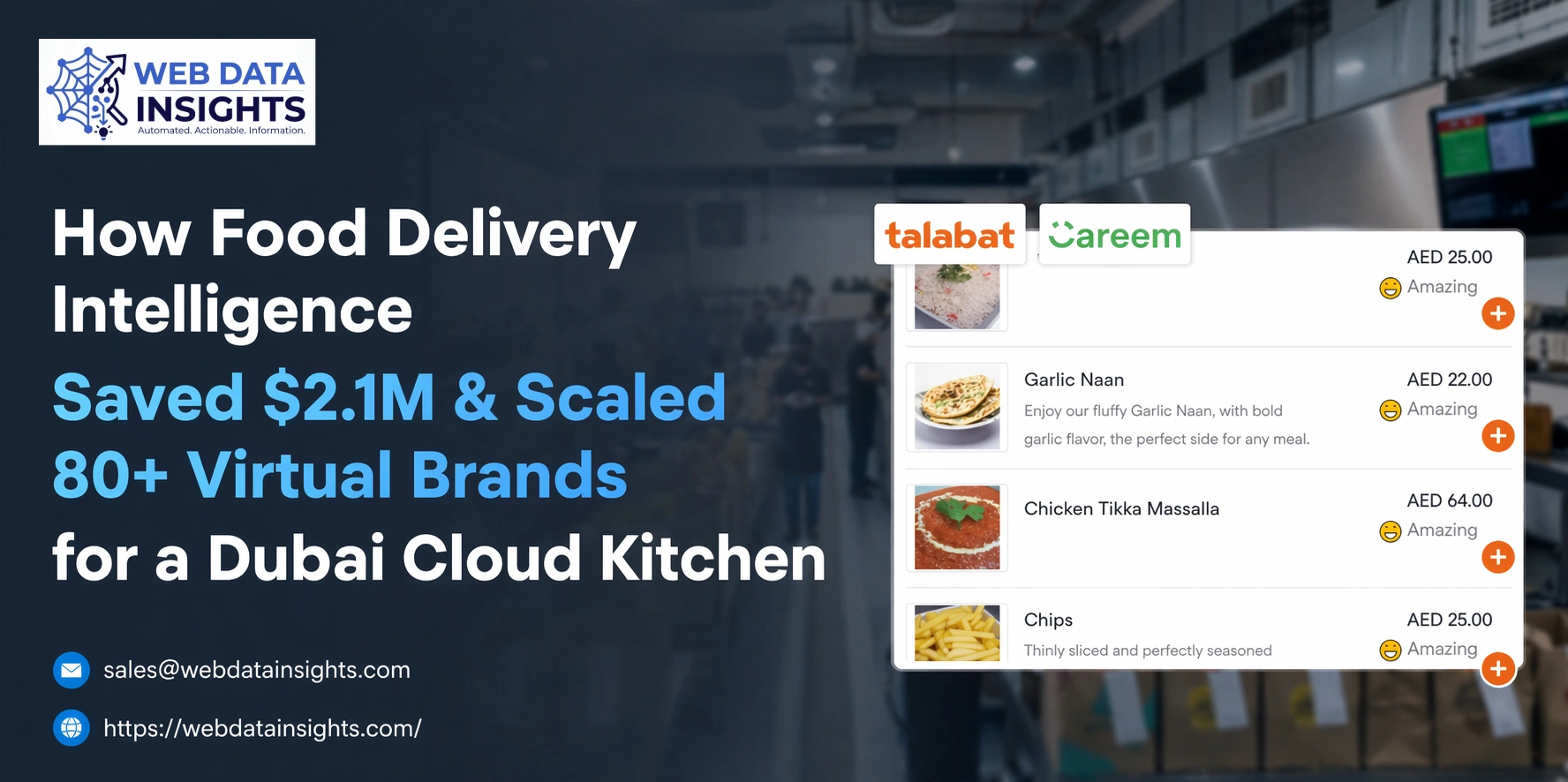 How Food Delivery Intelligence Saved $2.1M & Scaled 80+ Virtual Brands for a Dubai Cloud Kitchen