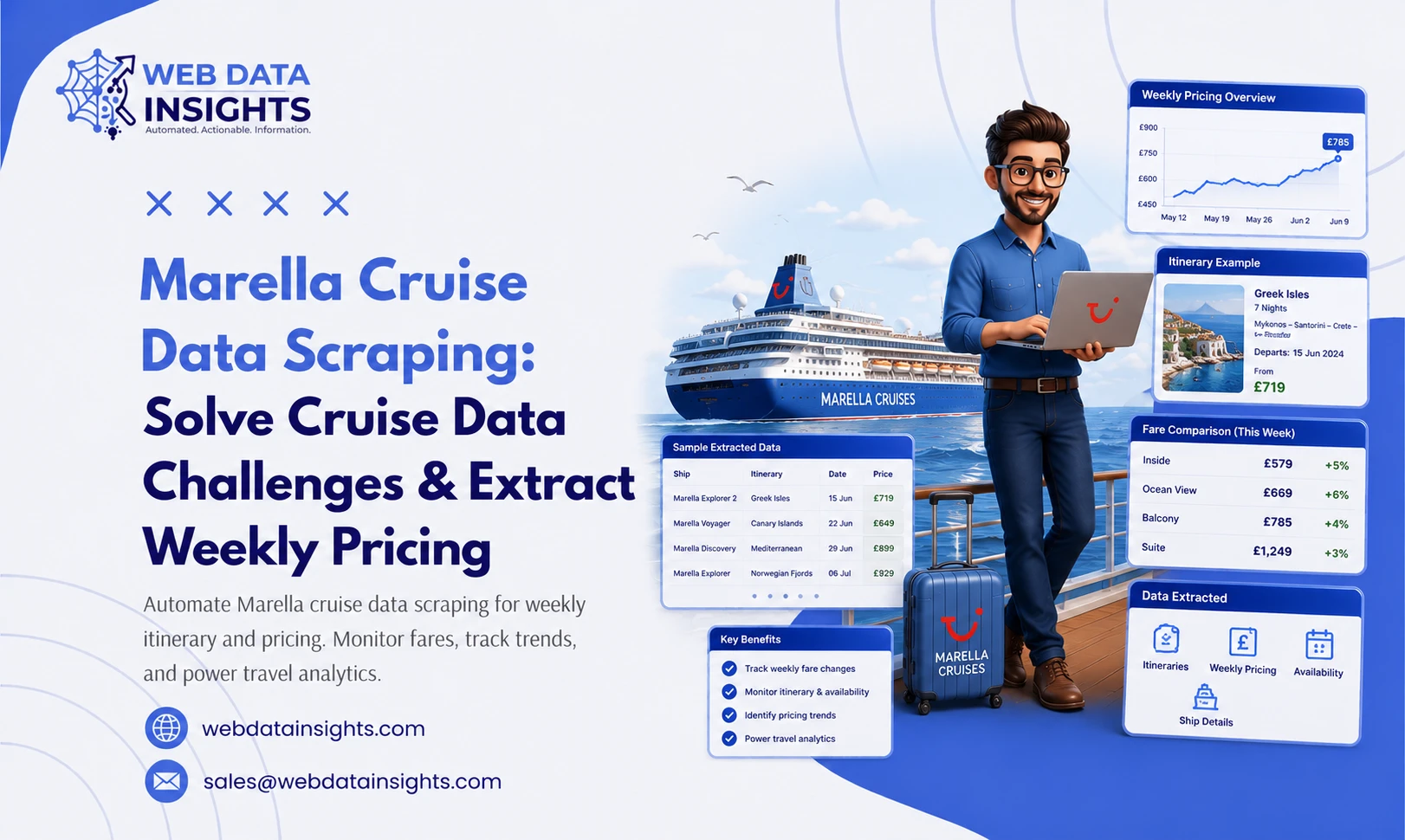 Marella Cruise Data Scraping: Solve Cruise Data Challenges & Extract Weekly Pricing